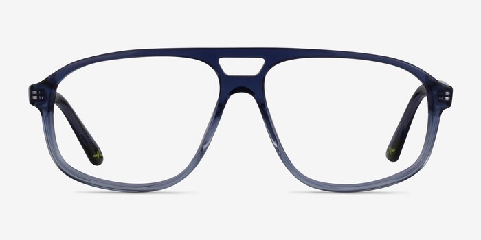 Volt Clear Blue Acetate Eyeglass Frames from EyeBuyDirect
