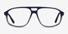 Volt Clear Blue AcetateEyeglass Frames from EyeBuyDirect, Front View