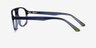Volt Clear Blue AcetateEyeglass Frames from EyeBuyDirect, Side View
