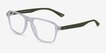 Euclid Clear PlasticEyeglass Frames from EyeBuyDirect, Angle View