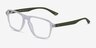 Euclid Clear PlasticEyeglass Frames from EyeBuyDirect, Angle View
