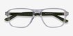Euclid Clear PlasticEyeglass Frames from EyeBuyDirect, Closed View