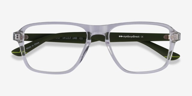Euclid Clear PlasticEyeglass Frames from EyeBuyDirect, Closed View