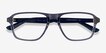 Euclid Clear Gray PlasticEyeglass Frames from EyeBuyDirect, Closed View
