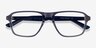 Euclid Clear Gray PlastiqueMontures de lunettes de vue d'EyeBuyDirect, Vue Rapprochée