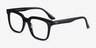 Ursus Black AcetateEyeglass Frames from EyeBuyDirect, Angle View