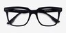 Ursus Black AcetateEyeglass Frames from EyeBuyDirect, Closed View