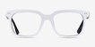 Ursus White Black AcetateEyeglass Frames from EyeBuyDirect, Front View