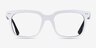 Ursus White Black AcetateEyeglass Frames from EyeBuyDirect, Front View