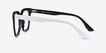 Ursus White Black AcetateEyeglass Frames from EyeBuyDirect, Side View