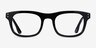Smoky Black AcetateEyeglass Frames from EyeBuyDirect, Front View