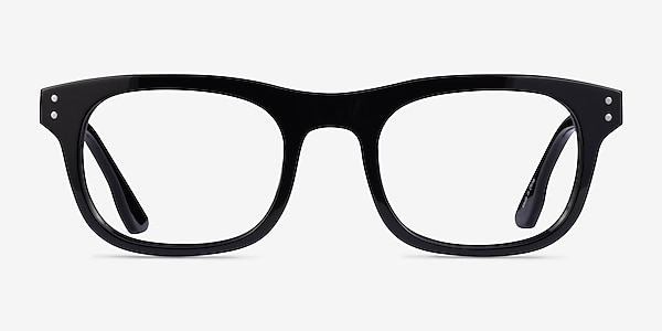 Smoky Noir Acétate Montures de lunettes de vue