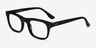 Smoky Black AcetateEyeglass Frames from EyeBuyDirect, Angle View
