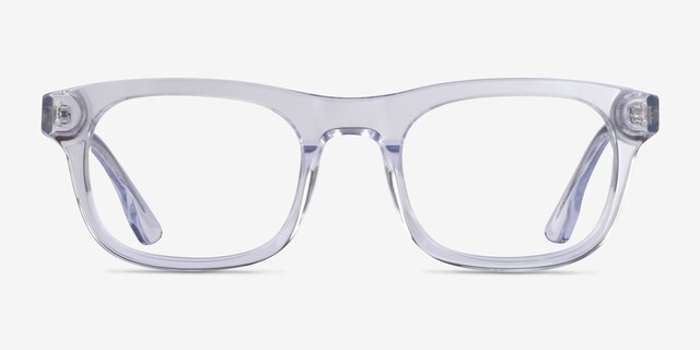 Smoky Clear AcetateEyeglass Frames from EyeBuyDirect, Front View