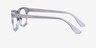 Smoky Clear AcetateEyeglass Frames from EyeBuyDirect, Side View