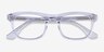 Smoky Clear AcetateEyeglass Frames from EyeBuyDirect, Closed View