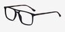 Hitch Matte Black Tortoise PlasticEyeglass Frames from EyeBuyDirect, Angle View