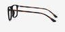 Hitch Matte Black Tortoise PlasticEyeglass Frames from EyeBuyDirect, Side View