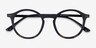 Piston Black Tortoise PlasticEyeglass Frames from EyeBuyDirect, Closed View
