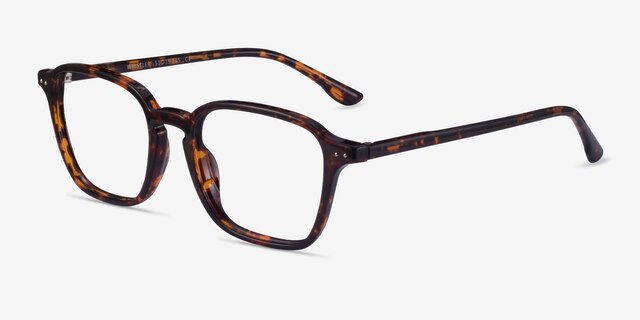 Whistler Tortoise PlasticEyeglass Frames from EyeBuyDirect, Angle View