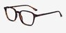 Whistler Tortoise PlasticEyeglass Frames from EyeBuyDirect, Angle View