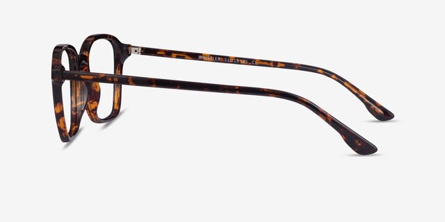 Whistler Tortoise PlasticEyeglass Frames from EyeBuyDirect, Side View