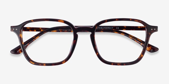 Whistler Tortoise PlasticEyeglass Frames from EyeBuyDirect, Closed View