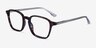 Whistler Floral Clear PlasticEyeglass Frames from EyeBuyDirect, Angle View