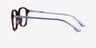 Whistler Floral Clear PlasticEyeglass Frames from EyeBuyDirect, Side View