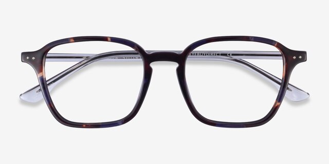 Whistler Floral Clear PlasticEyeglass Frames from EyeBuyDirect, Closed View