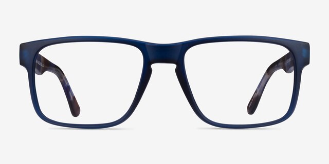 Terrain Navy Floral PlasticEyeglass Frames from EyeBuyDirect, Front View