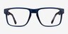 Terrain Navy Floral PlasticEyeglass Frames from EyeBuyDirect, Front View