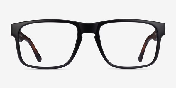 Terrain Black Tortoise Plastique Montures de lunettes de vue