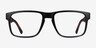 Terrain Black Tortoise PlasticEyeglass Frames from EyeBuyDirect, Front View