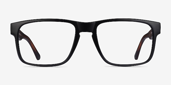 Terrain Black Tortoise Plastique Montures de lunettes de vue