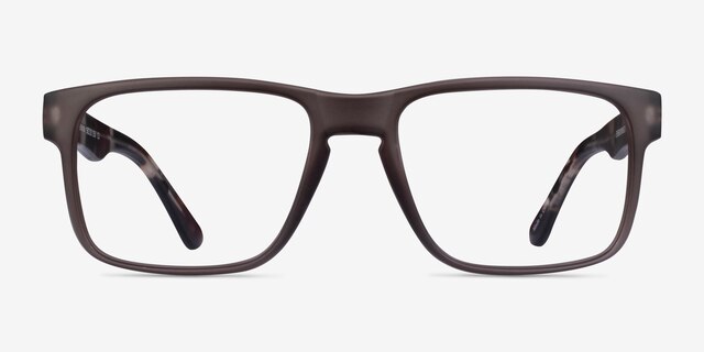 Terrain Gray Floral PlasticEyeglass Frames from EyeBuyDirect, Front View