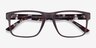 Terrain Gray Floral PlasticEyeglass Frames from EyeBuyDirect, Closed View