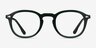 Cylinder Clear Green AcetateEyeglass Frames from EyeBuyDirect, Front View