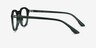Cylinder Clear Green AcetateEyeglass Frames from EyeBuyDirect, Side View