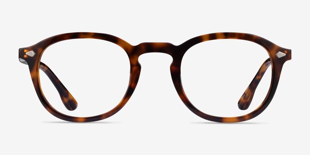 Cylinder Tortoise AcetateEyeglass Frames from EyeBuyDirect, Front View