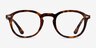 Cylinder Tortoise AcetateEyeglass Frames from EyeBuyDirect, Front View