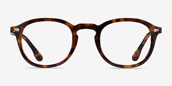 Cylinder Tortoise Acetate Eyeglass Frames