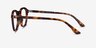 Cylinder Tortoise AcetateEyeglass Frames from EyeBuyDirect, Side View