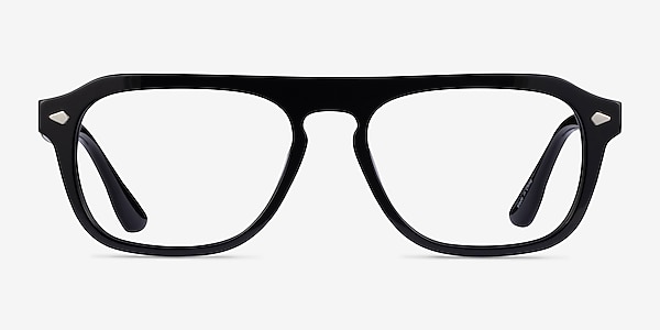 Cedar Black Acetate Eyeglass Frames