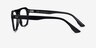 Cedar Black AcetateEyeglass Frames from EyeBuyDirect, Side View