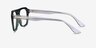Cedar Clear Green AcetateEyeglass Frames from EyeBuyDirect, Side View