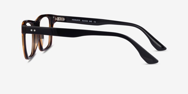 Hemlock Tortoise AcetateEyeglass Frames from EyeBuyDirect, Side View