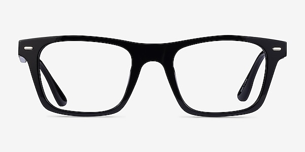 Hemlock Black Acetate Eyeglass Frames