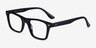 Hemlock Black AcetateEyeglass Frames from EyeBuyDirect, Angle View