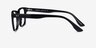 Hemlock Black AcetateEyeglass Frames from EyeBuyDirect, Side View
